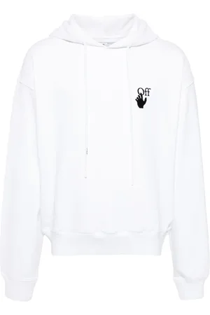 OFF-WHITE Graphic-print cotton hoodie
