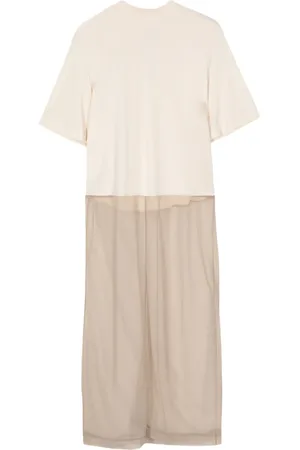 TOGA PULLA Panelled short-sleeve dress