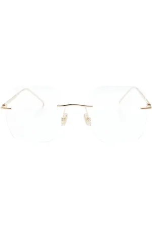 Jimmy Choo Rimless square-frame glasses