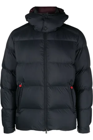 Kiton Padded down hooded jacket