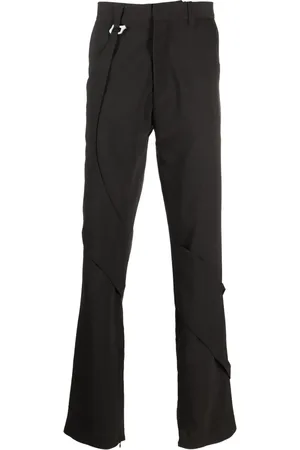 HELIOT EMIL Layered-effect straight-leg trousers