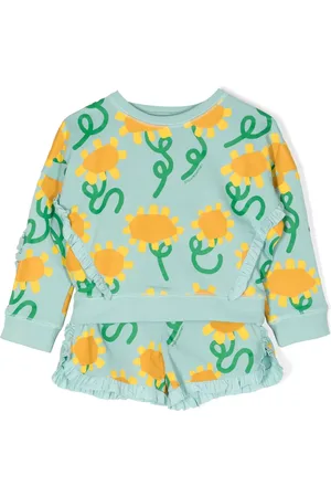 Stella McCartney Sunflower graphic-print cotton set