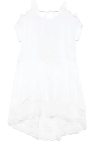 Maurizio Mykonos Cold-shoulder mini dress