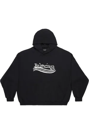 Balenciaga Logo-print cotton hoodie