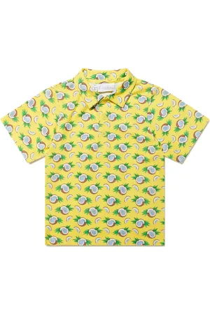 Rachel Riley Coconut-print polo shirt