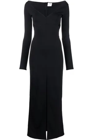 Courrèges Cut-out detail ribbed dress