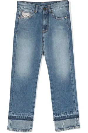 Nº21 Logo-appliqué straight-leg jeans
