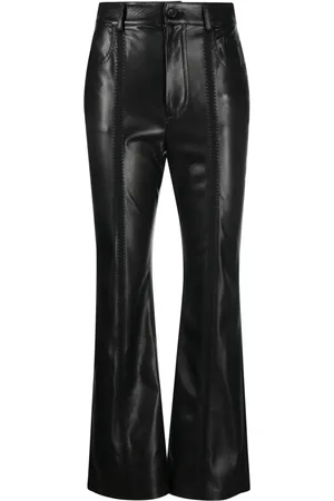 Nanushka Cropped kick flare trousers