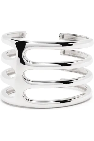 TOM WOOD Cage Triple cuff bracelet