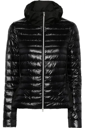 HERNO Gusset-detail quilted jacket