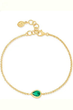 Dower and Hall Pear Chain bracelet