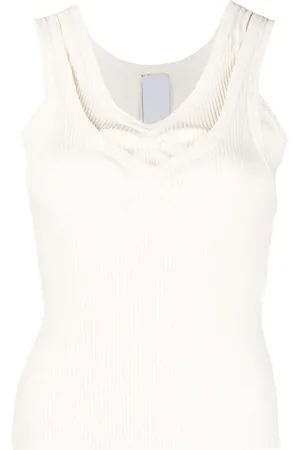 AC9 Layered-design sleeveless knit top