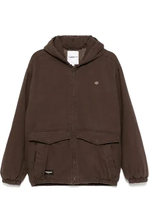 Chocoolate Logo-patch hooded jacket