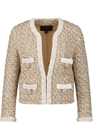 Giambattista Valli Contrasting-trim bouclé jacket