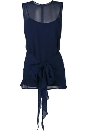 Max Mara Sheer sleeveless top