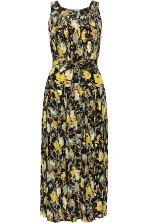 ULLA JOHNSON Floral-print silk midi dress