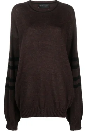 Barbara Bologna Stripe-detail long-sleeve jumper