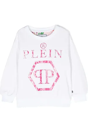 Philipp Plein Logo-print long-sleeved sweatshirt