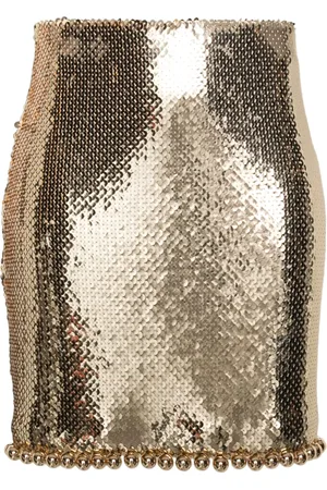 Paco rabanne Sequin-embellished mini skirt