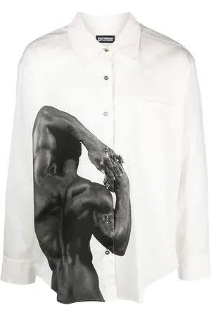 Honey Fucking Dijon X Robert Mapplethorpe photograph-print cotton shirt