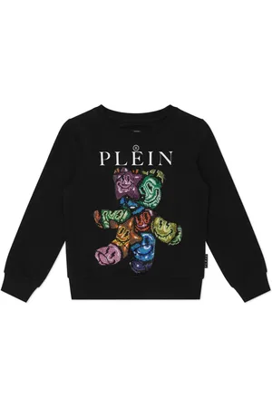 Philipp Plein Teddy Bear crystal-embellished sweatshirt