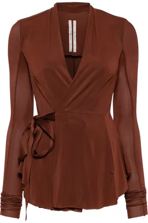 Rick Owens Hollywood wrap jacket