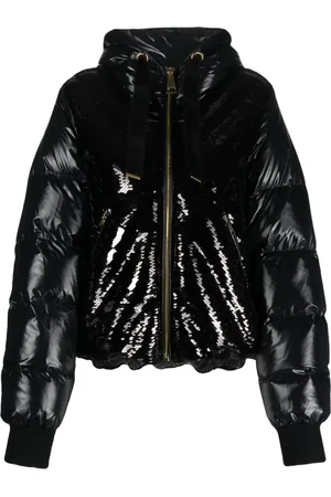 Khrisjoy Puff Glossy Sequins hooded jacket