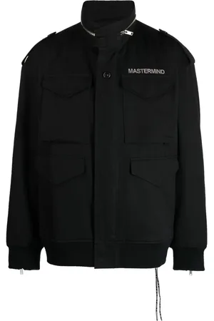 MASTERMIND JAPAN Logo-print zip-detail jacket