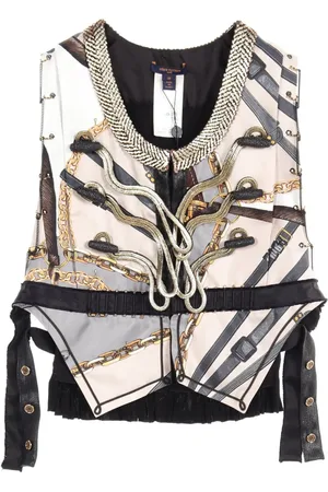 LOUIS VUITTON 2020s Scarf-print gilet