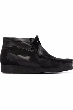 Clarks Wallabee Patch camouflage boots