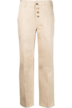 SEMICOUTURE Button-fly straight-leg trousers