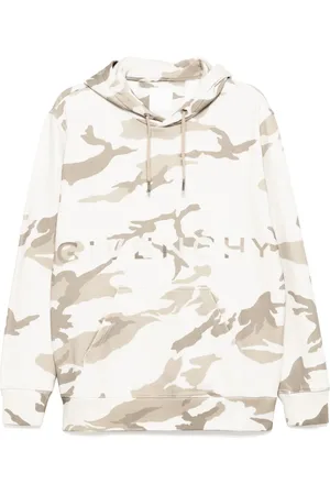 Givenchy Camouflage-pattern logo-printed hoodies