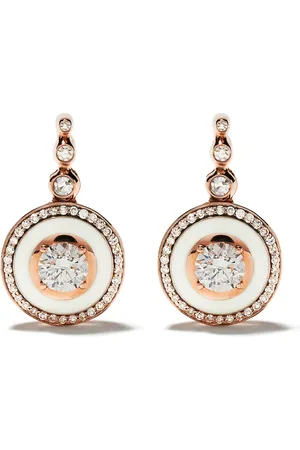 SELIM MOUZANNAR 18kt rose gold diamond Mina earrings