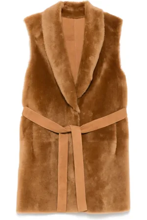 DESA 1972 Shearling sleeveless coat