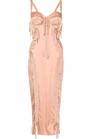 Dolce & Gabbana Sweetheart-neck sleeveless dress