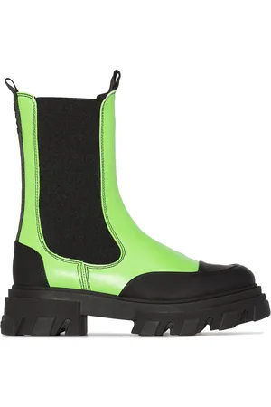 Ganni Chunky-sole ankle boots