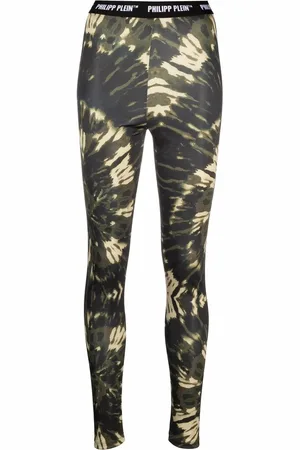 Philipp Plein Tie-dye print leggings