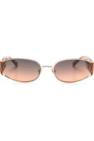 Linda Farrow Shelby oval-frame sunglasses