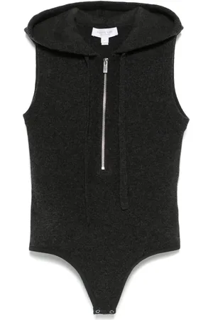 Michael Kors Zip-up hooded bodysuit