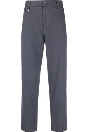 HUGO BOSS Mid-rise straight-leg trousers