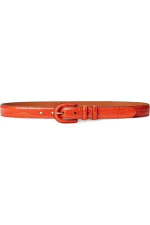 Ralph Lauren Crocodile-embossed belt