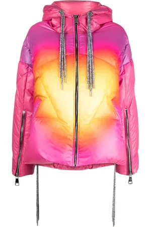 Khrisjoy Iconic gradient hooded puffer jacket