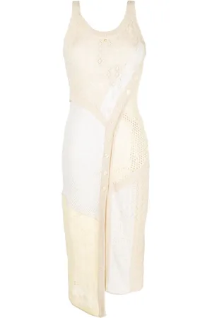 Marine Serre Regenerated crochet midi dress
