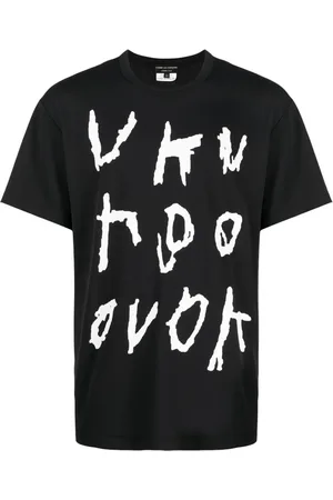Comme des Garçons Text-print round-neck T-shirt