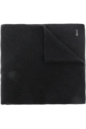 HUGO BOSS Logo knit scarf