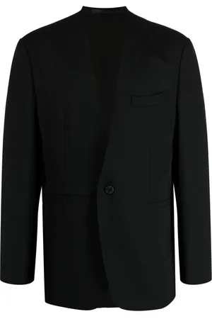 SONGZIO Asymmetric collarless blazer