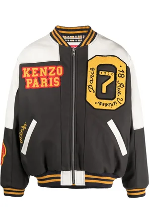 Kenzo Tiger Academy logo-appliqué bomber jacket