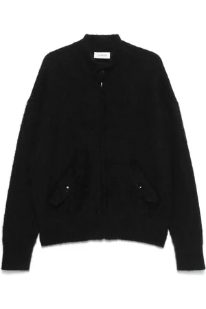 LANEUS Brushed-finish cardigan