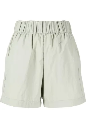 Izzue High-waisted elasticated shorts