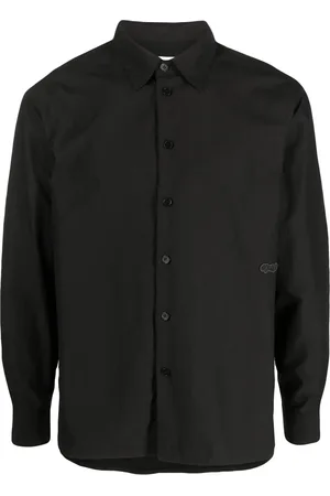 Soulland Logo-patch plain shirt